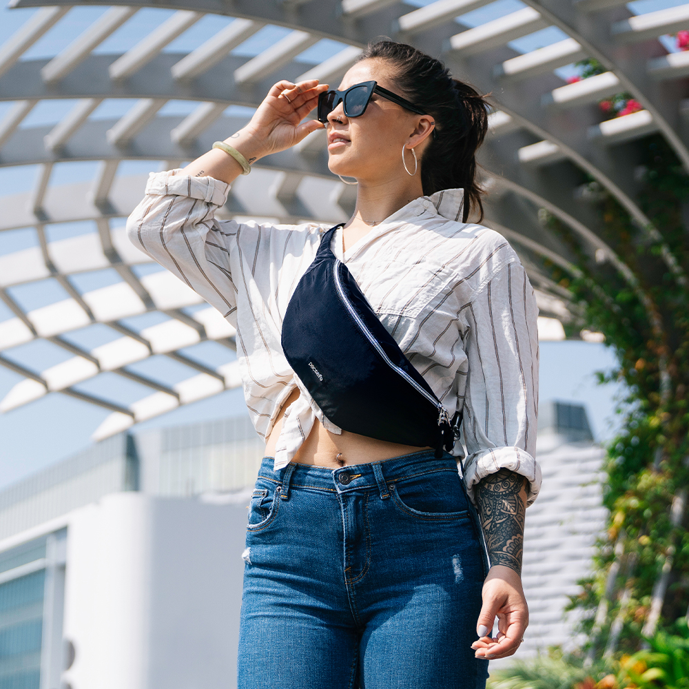 팩세이프 스타일세이프 슬링백 유럽여행 RFID스캔차단 도난방지 크로스백