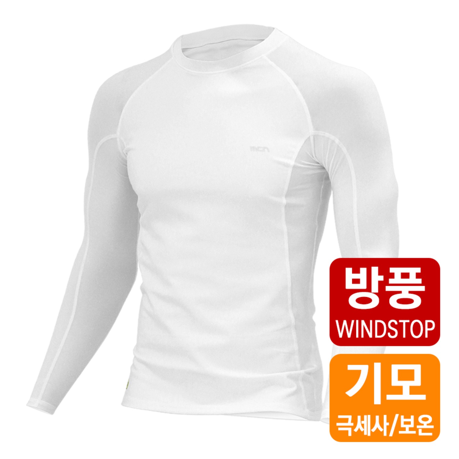MCN 겨울 기모 방풍 자전거 방한 이너웨어 상의 자전거옷 - 메인 이미지
