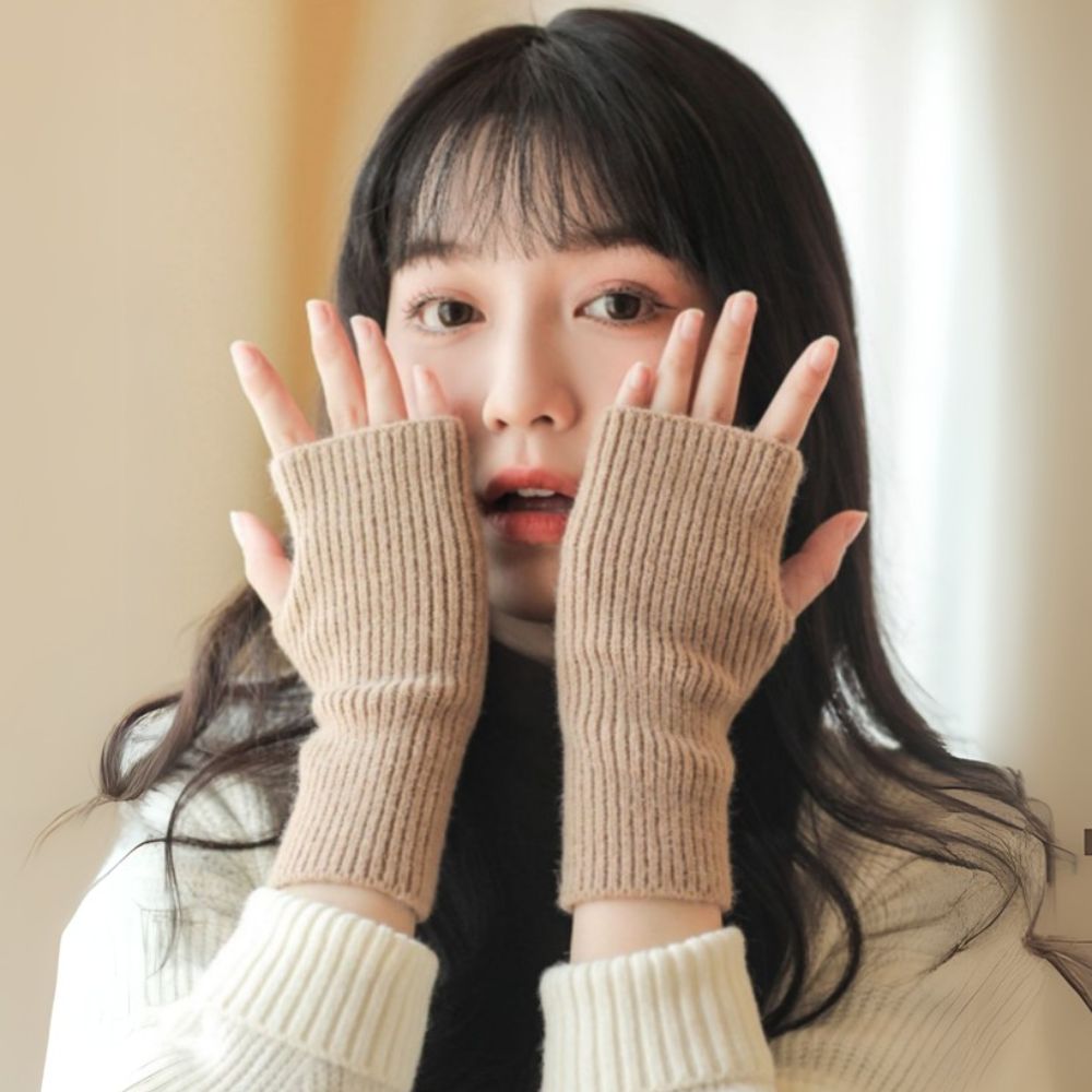 니트팔토시 핸드워머 겨울팔토시 - 상세 이미지 3