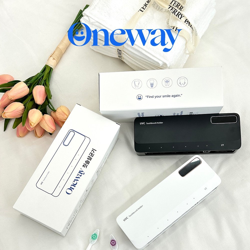 [치과판매] 원웨이 스타터 칫솔살균기 가정용 무선 UV USB 충전식 건조기 - 상세 이미지 5