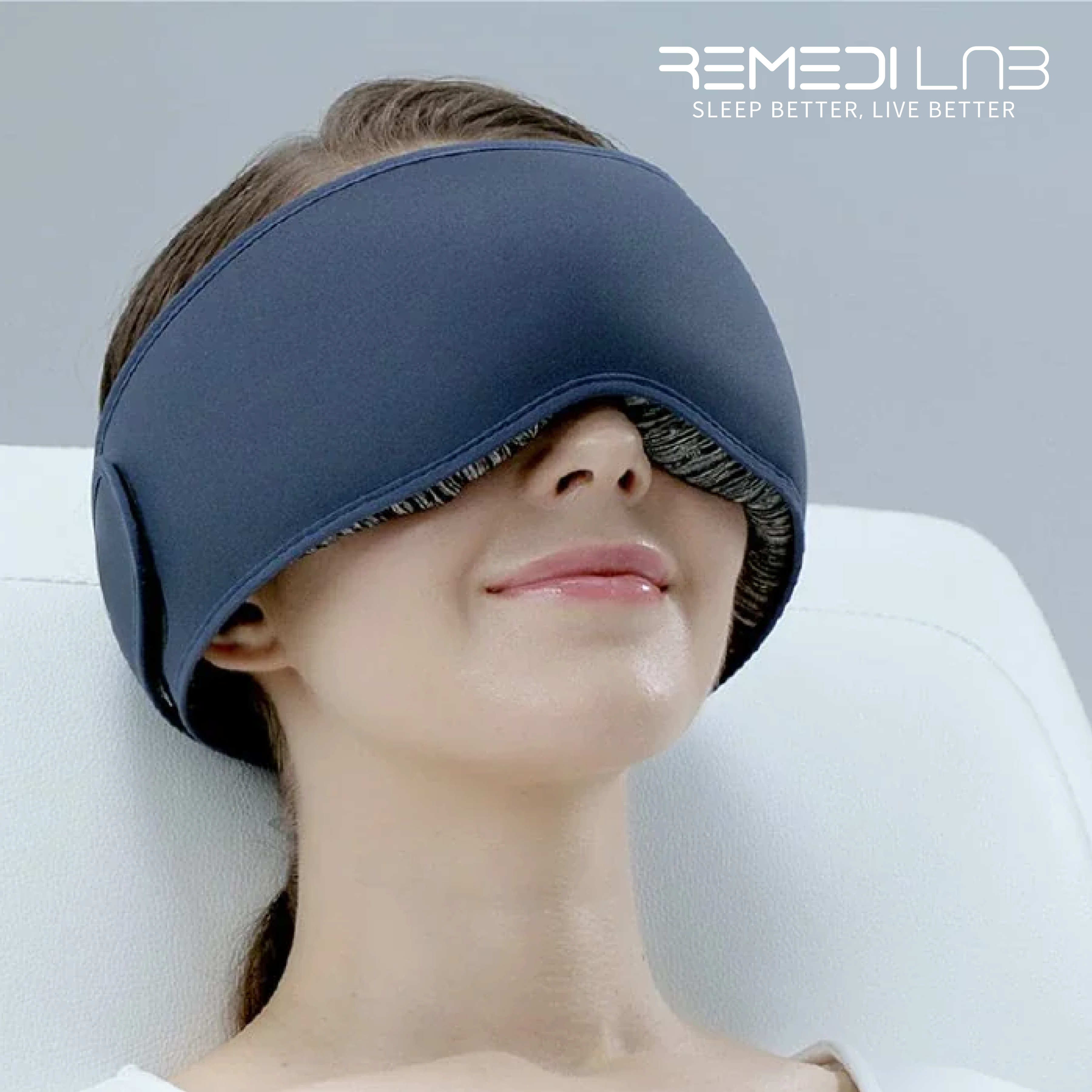 레미디랩 메디테이션 수면안대 3D 암막 숙면 눈 꿀잠 안대 아이마스크 눈가리개 프리미엄 - 상품 이미지