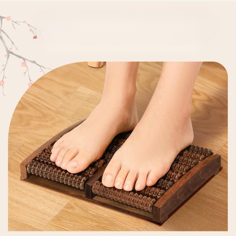 원목 발 롤링 지압기 롤러지압판