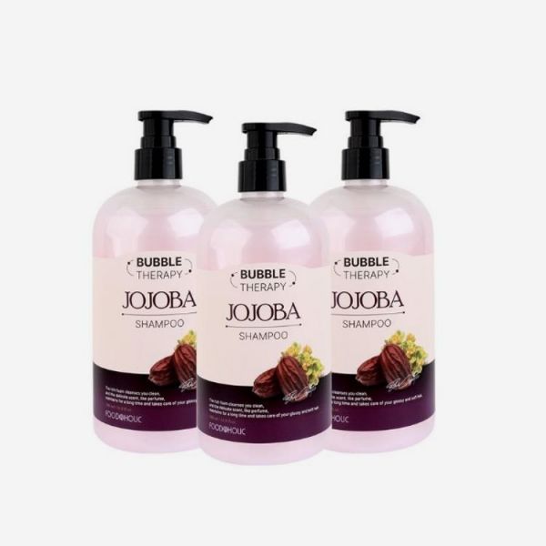 푸드어홀릭 버블 테라피 호호바 샴푸 500ml 3개 211462 : LV뷰티