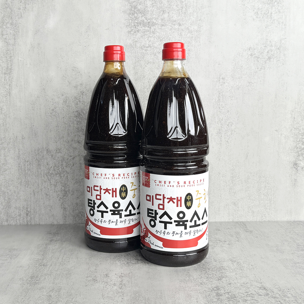미담채 중화탕수육소스 업소용 2kg x 8개 - 상세 이미지 2