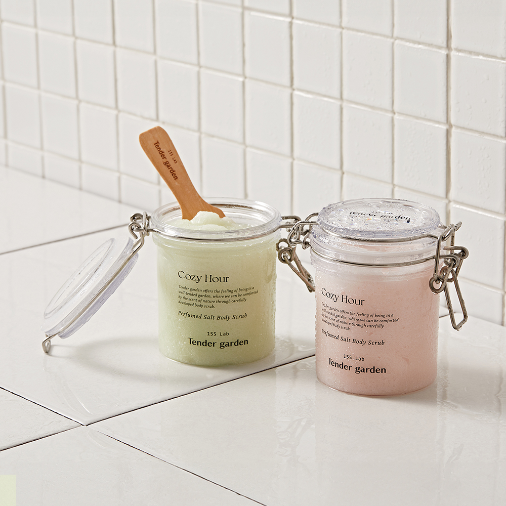 텐더가든 코지 아워 퍼퓸드 솔트 바디 스크럽 Nr51 모닝브리즈, 350ml, 1개 - 상세 이미지 4