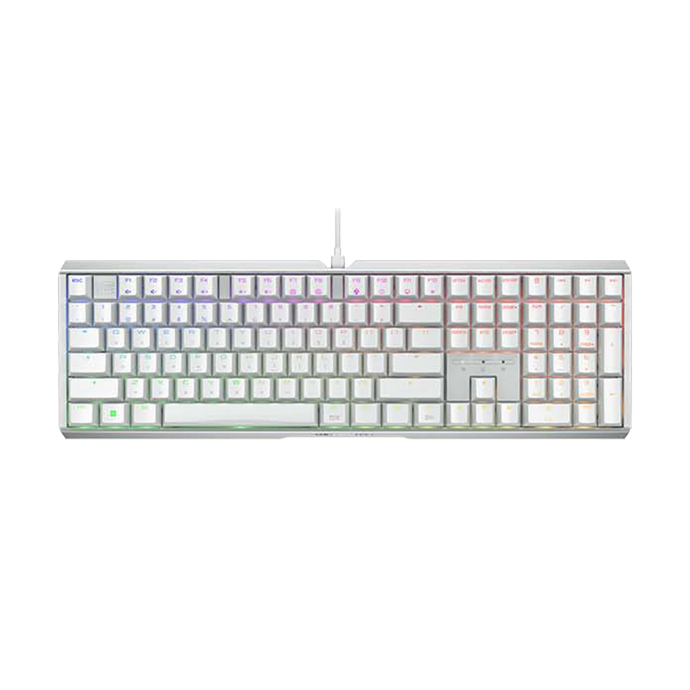 체리 키보드 MX 3.1 RGB MX2A 저소음 풀배열 기계식 키보드 화이트, 저소음적축 - 상세 이미지 2