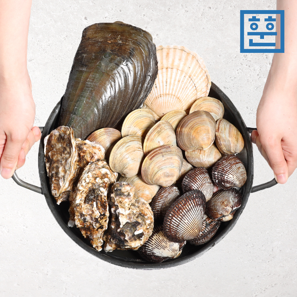 제철 모듬조개 조개구이 세트 조개찜 조개탕 캠핑조개