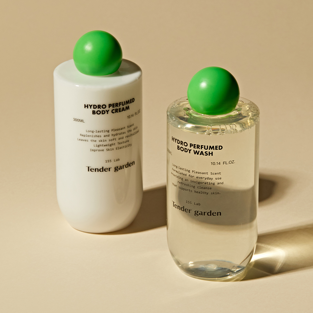 텐더가든 하이드로 퍼퓸드 바디케어 2종 선물세트(워시 300ml + 크림 300ml) - 상세 이미지 3