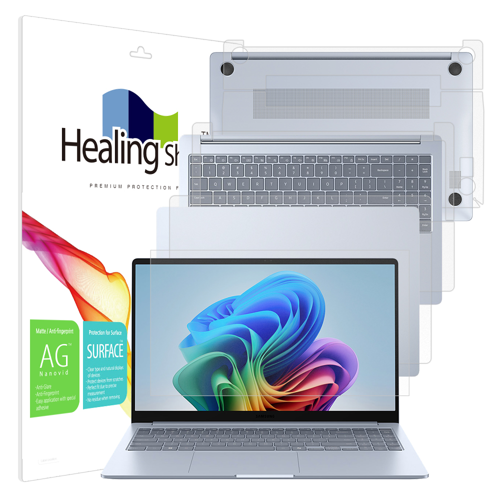 갤럭시북4 엣지 15.6 NT750XQA 저반사 액정보호필름1매 외부3종 - 상품 이미지