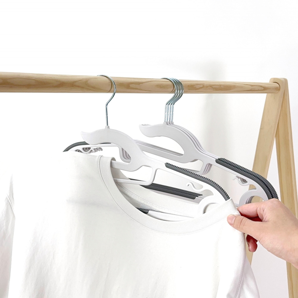 올지 라운드 논슬립옷걸이 어깨뿔방지 회전고리 30개