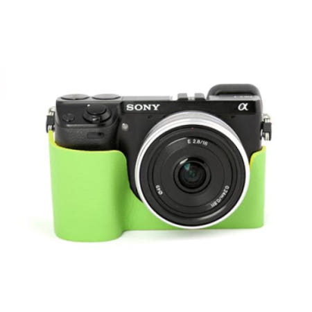 제렌폴 [Zelenpol] 제렌폴 소니 NEX-7 속사케이스(그린) VIVID EDITION(손목스트랩포함)