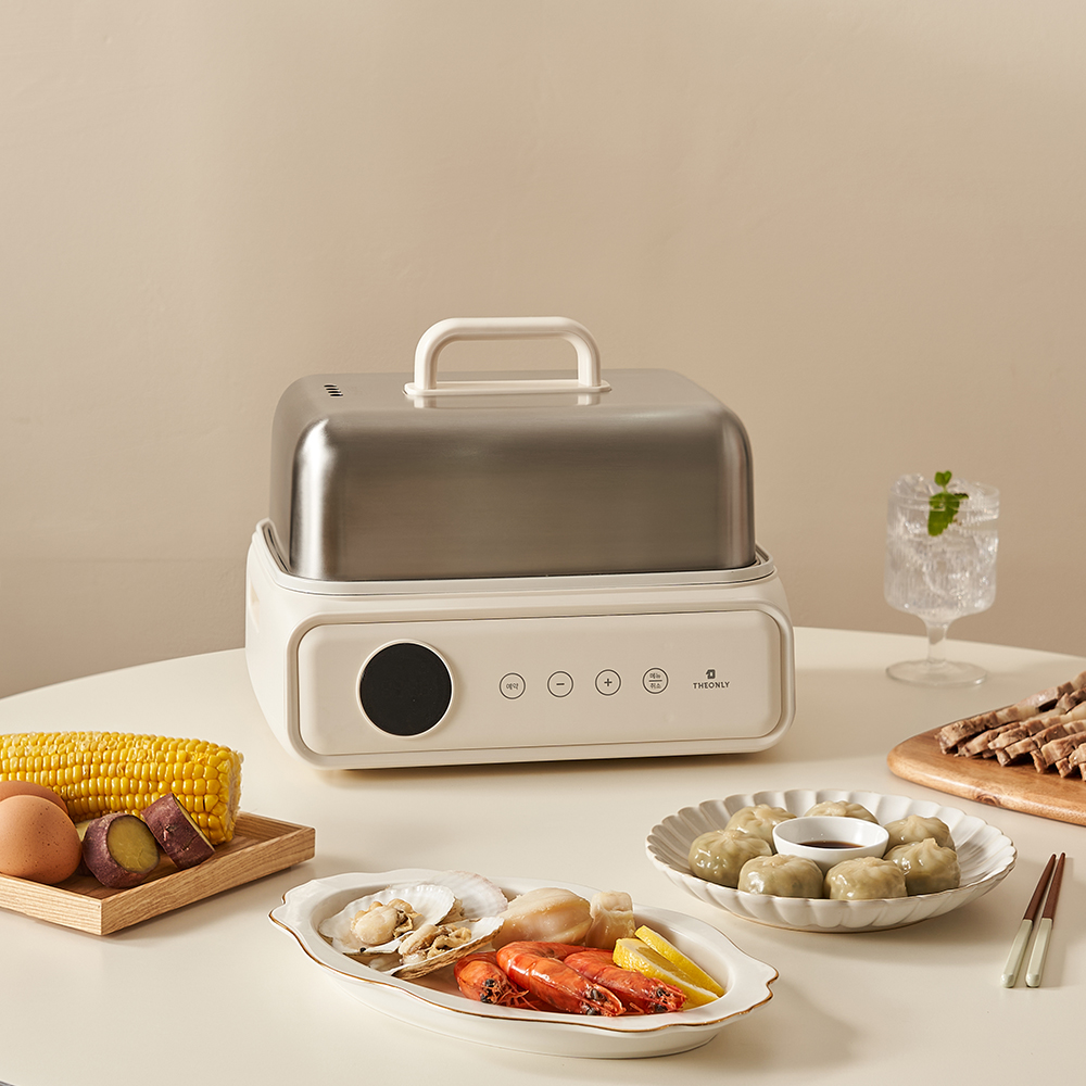 디온리 올스텐 터치 디지털 2단 고구마 계란찜기 세라믹 멀티쿠커 NAS421CW