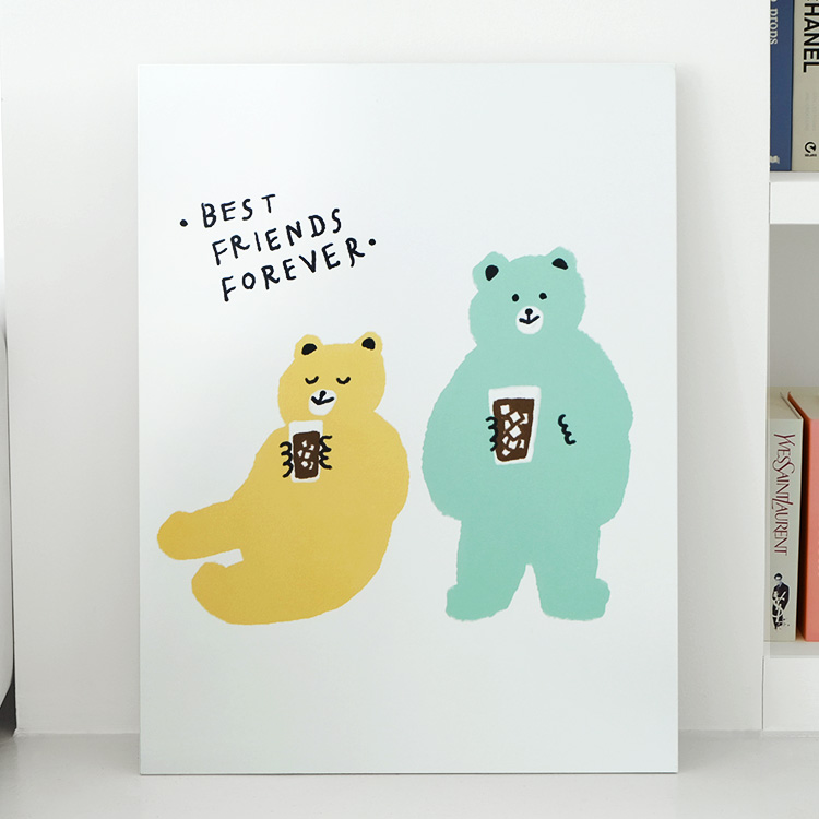 e스마트 하이그로시 아티스트 좌식 액자테이블 접이식테이블 나무와곰s