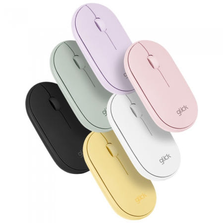 지클릭커 OFFICE PRO 움직이는 마카롱 무선 블루투스 마우스 (그린)