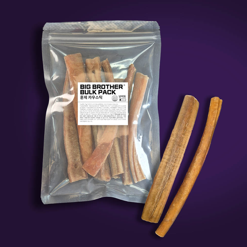 강아지 소우신 훈제 카우스틱 소 벌크 강아지소힘줄