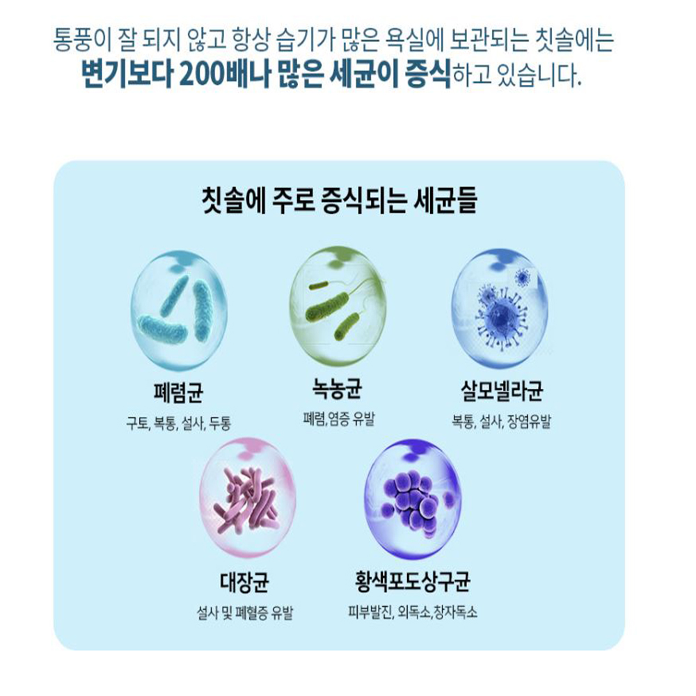 국산 칫솔살균기 무선 휴대용 면도기 칫솔살균기 UVC 소독기 가정용 살균봉분리 이미지 7