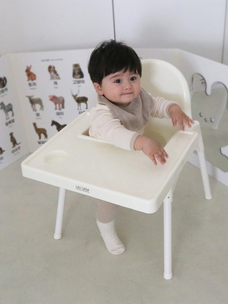 라비베베 하이체어 아기식탁의자 이유식의자 세트 (실리콘패드 포함)