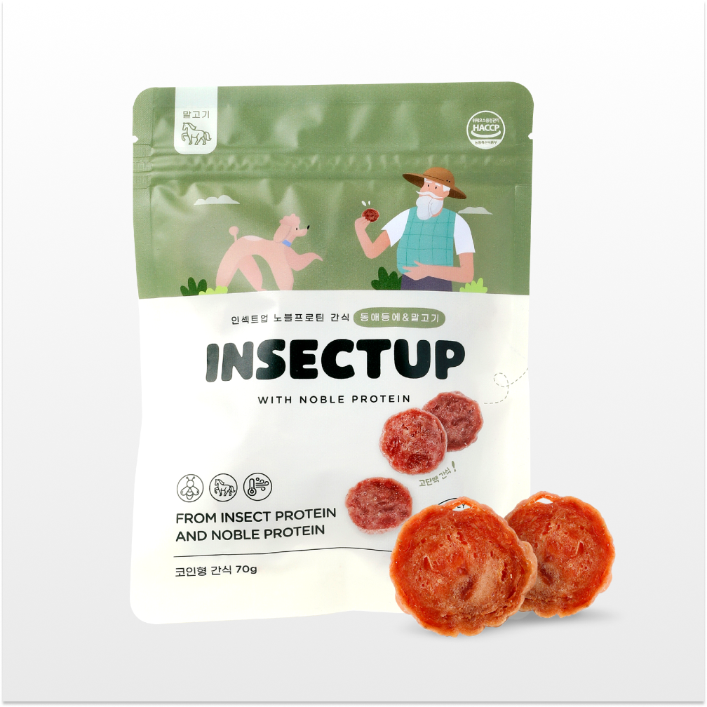 인섹트업 노블프로틴 3종(1ea/3ea) 강아지 육포 간식 칠면조, 70g, 3개 - 상세 이미지 4