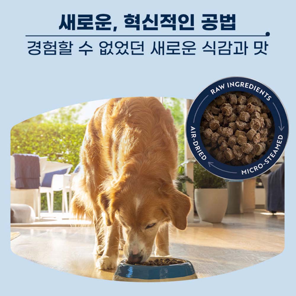 유통기한26년7월 지위픽 오리지널 에어드라이 독 사료 스팀드라이 소고기+호박, 1.5kg, 1개 - 상세 이미지 4