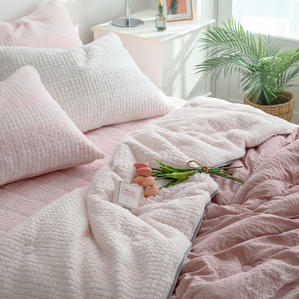 크리미 모달 극세사 차렵 겨울이불 싱글 슈퍼싱글