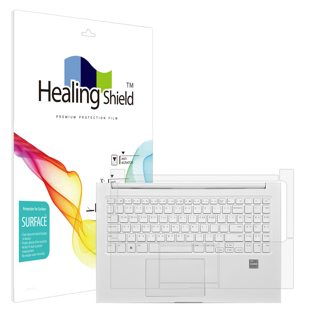 LG 울트라 PC 15U40R 15UD40R 무광 팜레스트/터치패드 필름 2매