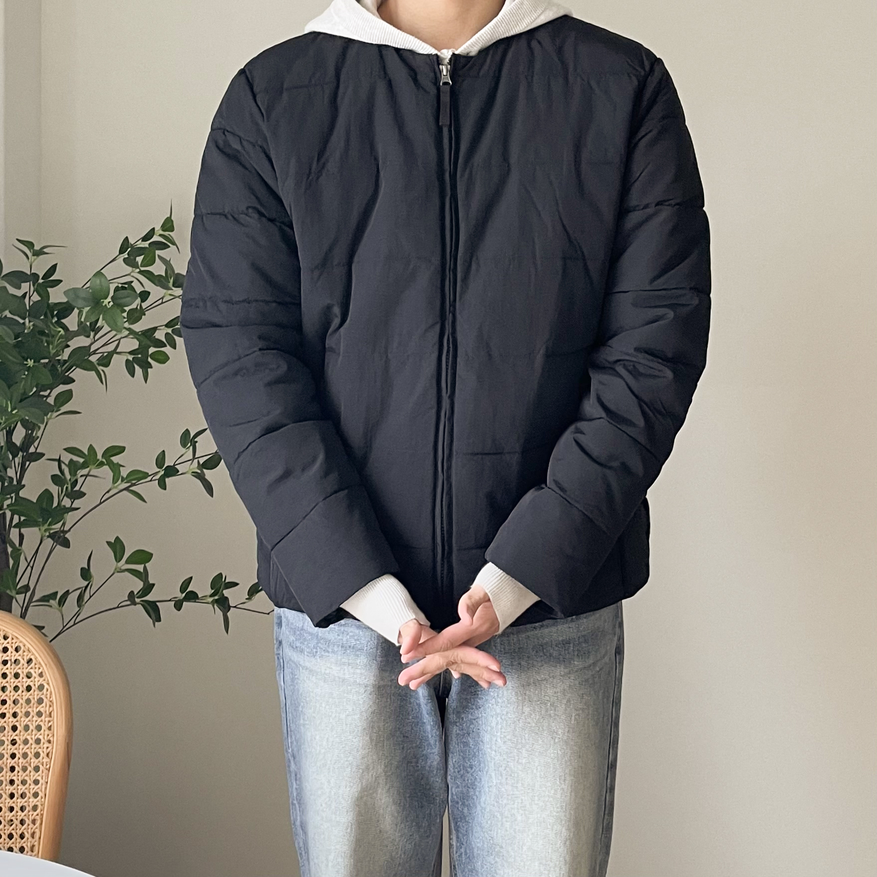 남자얇은패딩 빅사이즈경량패딩 라이트다운 - 상세 이미지 2