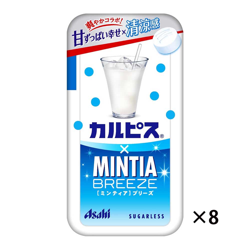 아사히 민티아 브리즈 칼피스 8개세트 일본 사탕