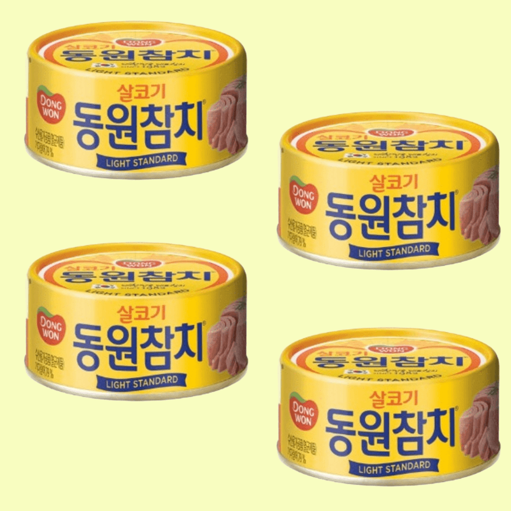 동원 라이트 스탠다드 참치, 250g, 4개 : 앙쥬마인