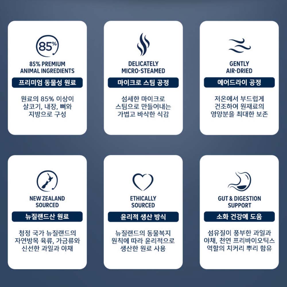 유통기한26년7월 지위픽 오리지널 에어드라이 독 사료 스팀드라이 소고기+호박, 1.5kg, 1개 - 상세 이미지 5