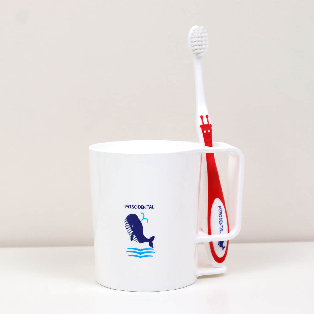 미소덴탈 캐릭터 양치컵+칫솔세트 이미지