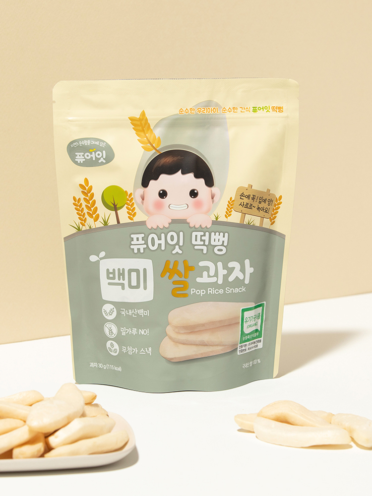퓨어잇 아기과자, 유기농 간식, 아이 간식 추천, 퓨어잇 떡뻥, 건강한 아기 간식