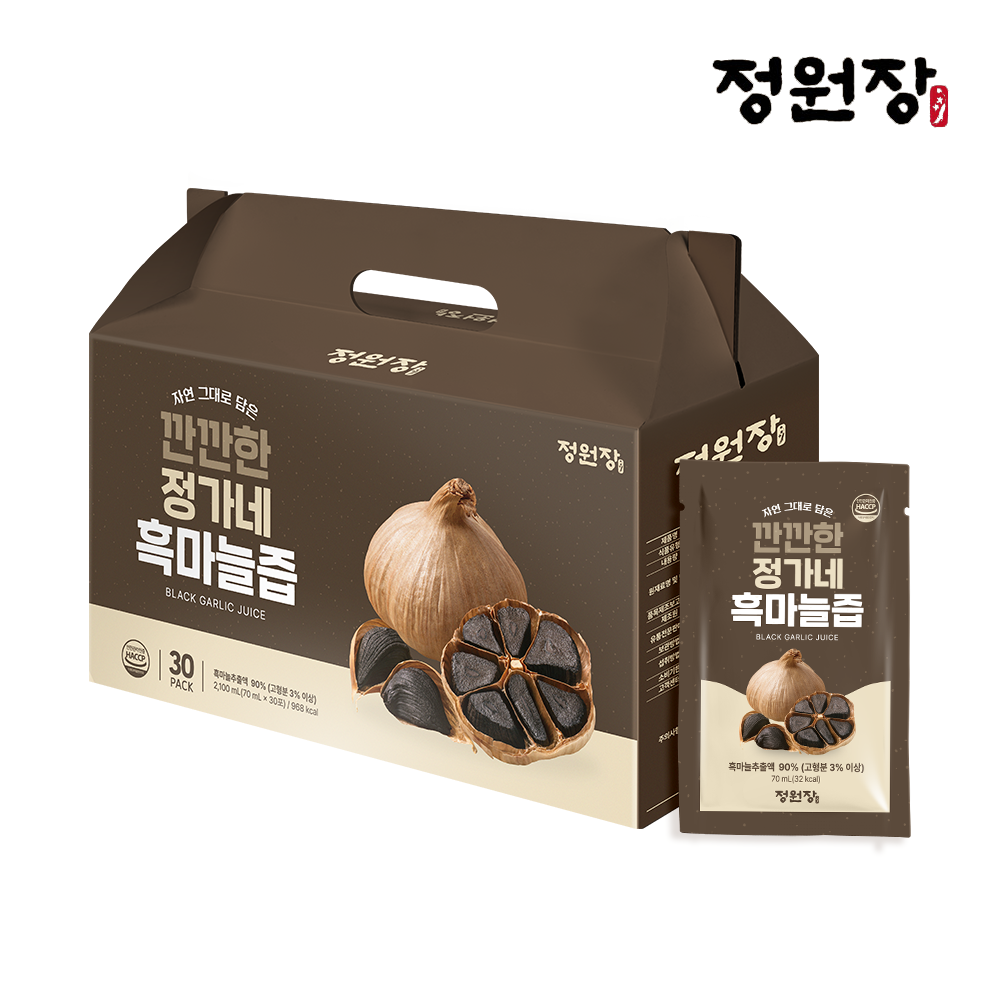 정원장 깐깐한 정가네 의성 흑마늘즙 진액 30개입 1박스 - 상품 이미지