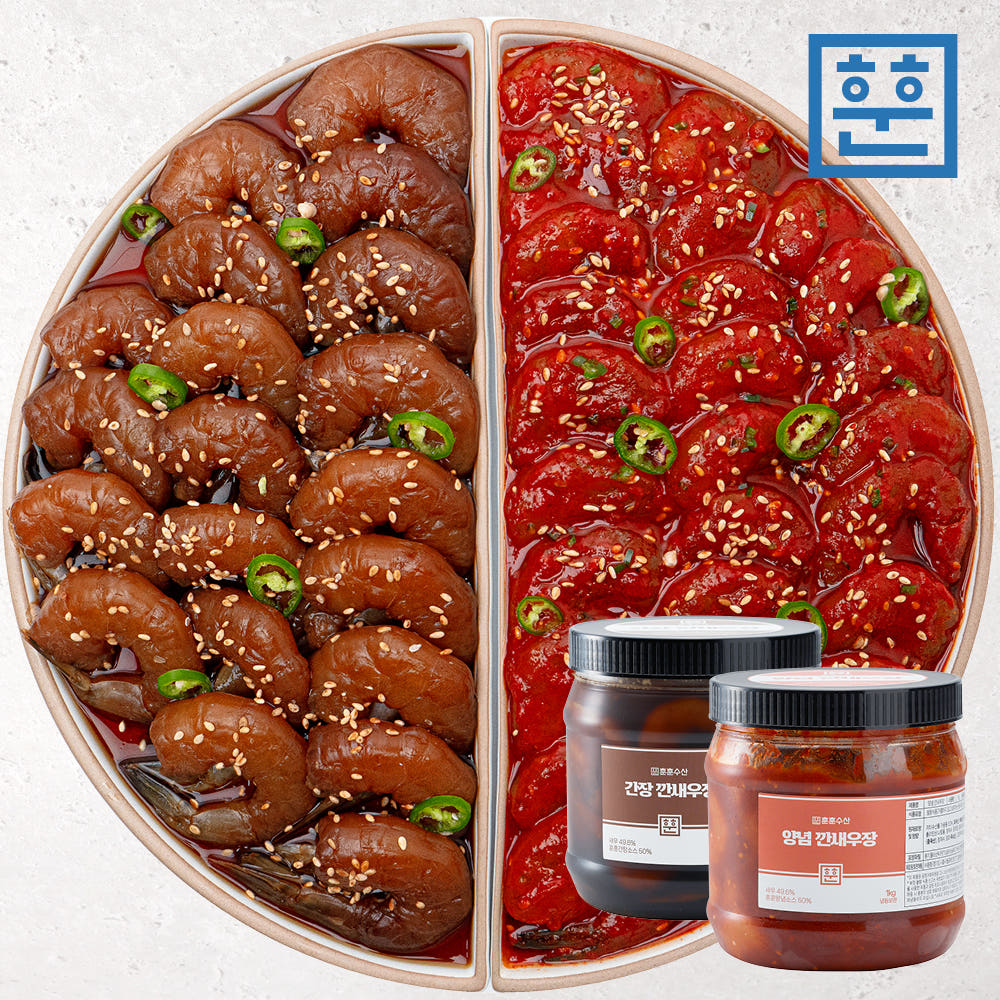 훈훈수산 훈훈 깐새우장 간장/양념 1kg