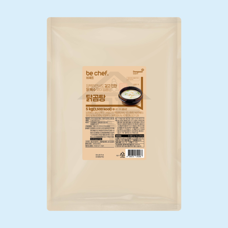 동원 홈푸드 비셰프 닭곰탕 5KGx2봉지 BOX 양념 대용량 닭육수 - 상세 이미지 3