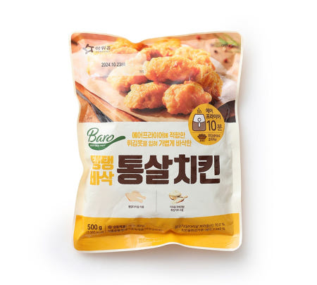 냉동 아워홈 탱탱바삭 통살치킨 500g 1BOX(12입)