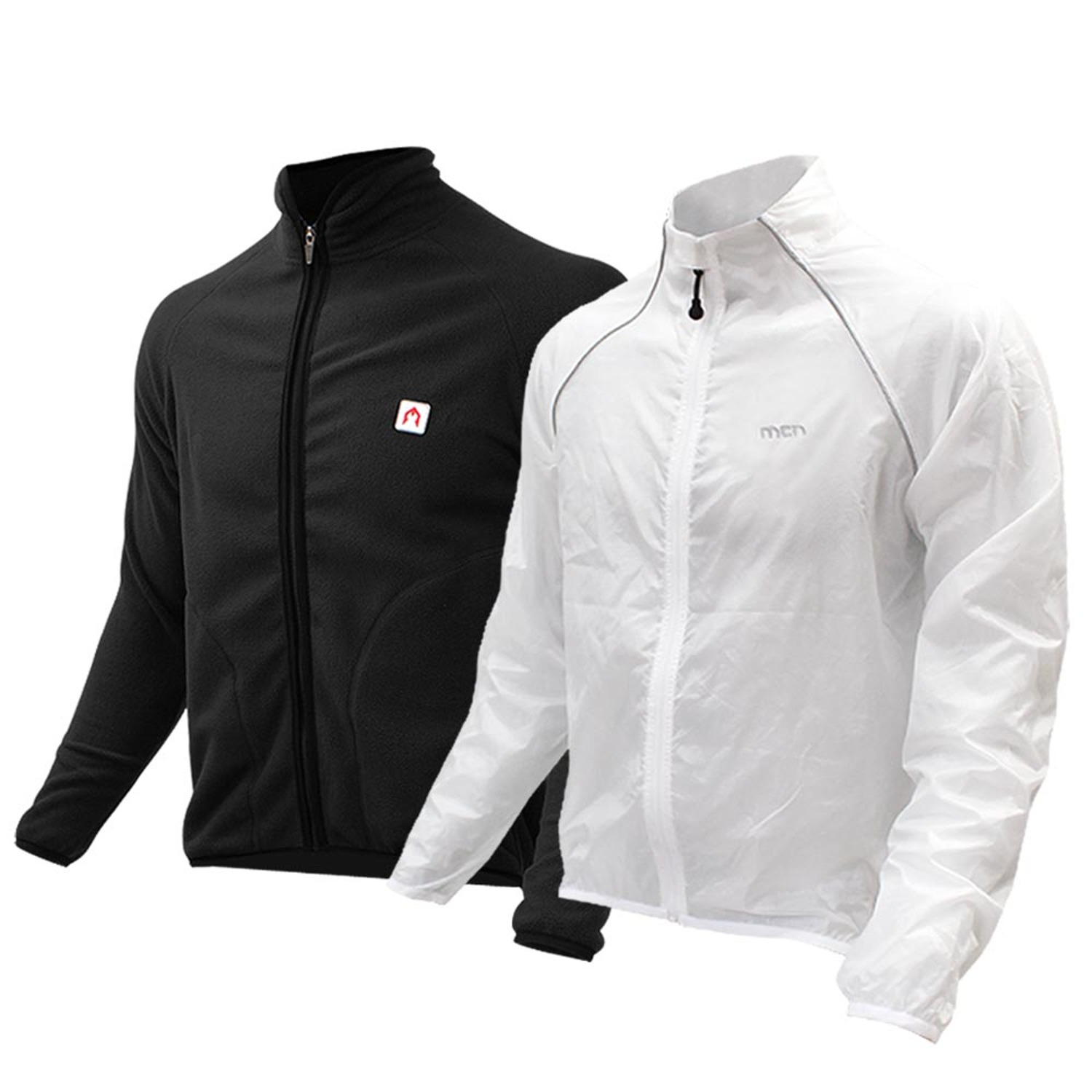 MCN 겨울 방한 방풍 자전거 상의 바람막이+플리스 자켓