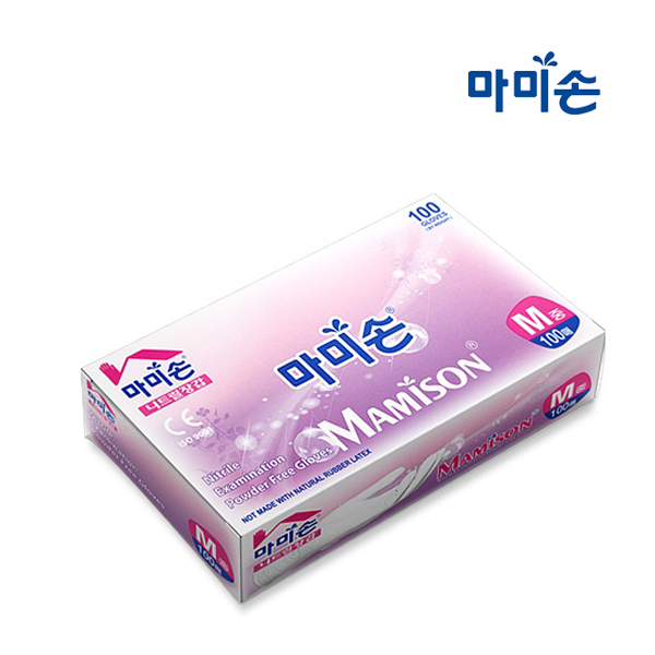 마미손 라텍스 장갑 100매 식품용 요리장갑 - 상세 이미지 3