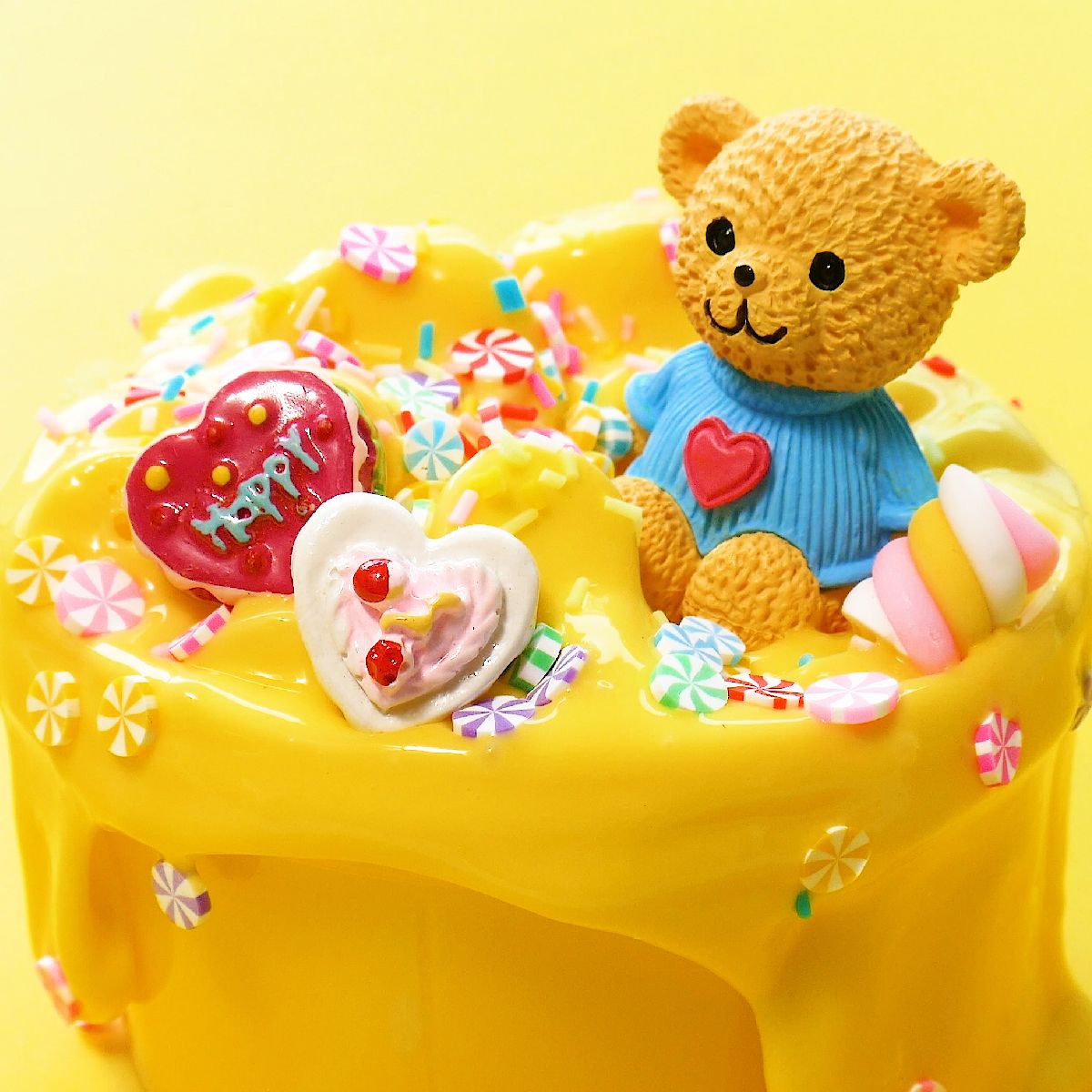 고미쓰 디저트 피크닉 스펀지 키덜트 슬라임 액체괴물 액괴 마켓 곰돌이 선물