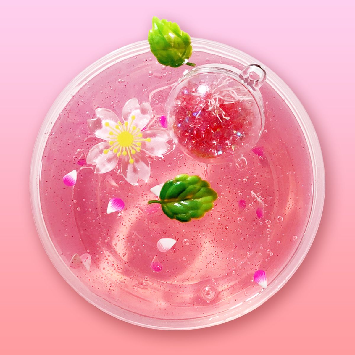 벚꽃수 지글리 키덜트 슬라임 액체괴물 액괴 마켓 선물