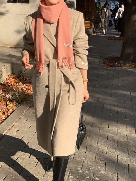 에버 남여공용 데일리룩 머플러 커플 시멀러룩 겨울 수술 머플러 목도리 (15color) - 상세 이미지 3