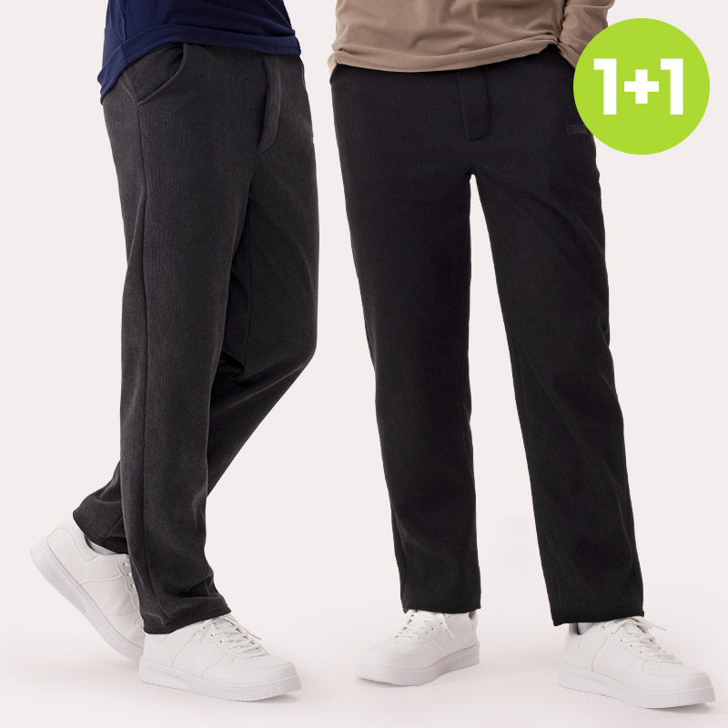 에버라스트 1+1 남성 골덴 바지 기모 코듀로이 팬츠 제품 이미지