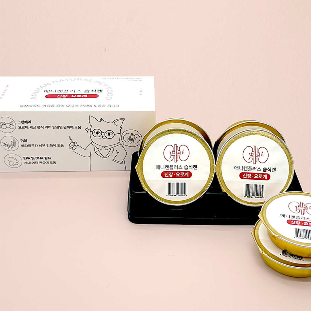 애니먼 애니캔 강아지 고양이 습식캔 처방식 신장, 30g, 12개 이미지 2