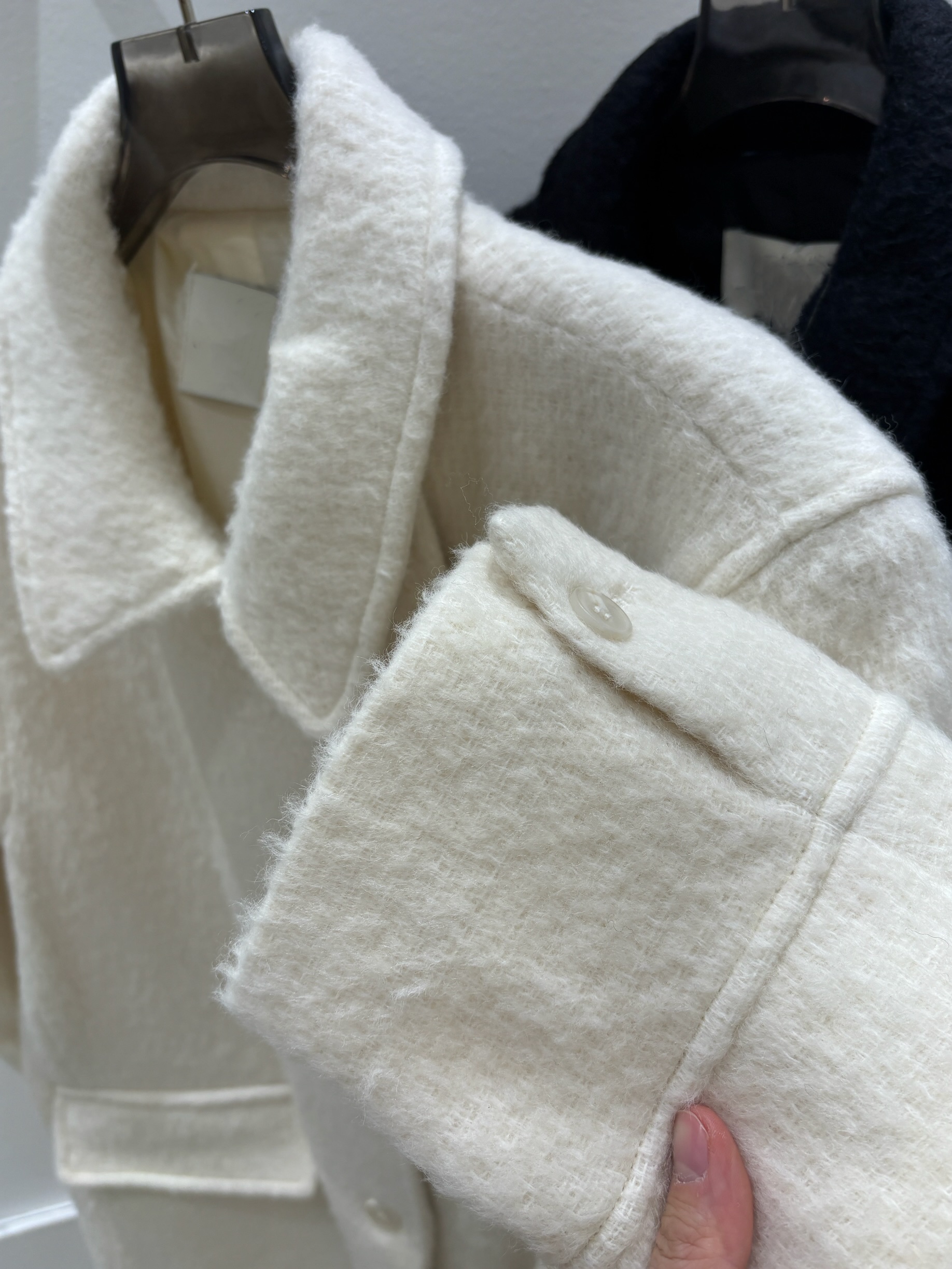 wool 100) monde wool long coat 상세 이미지 6