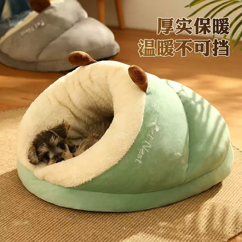 고양이 슬리핑백 이불 쿠션 길냥이 하우스 방석 둥지 반려동물 침대 침낭 숨숨집 - 상세 이미지 5