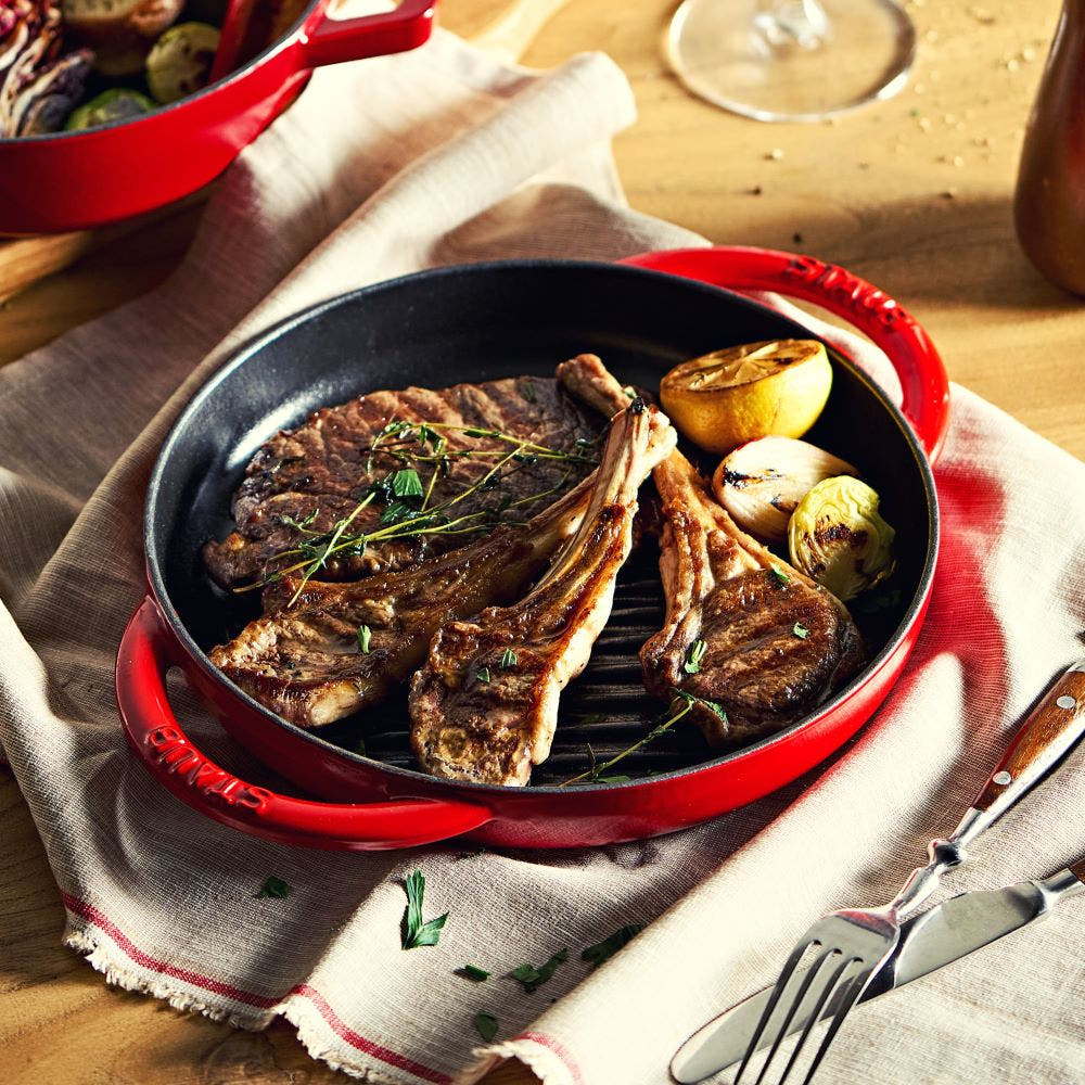 ST203006 스타우브 퓨어 그릴 체리 26cm