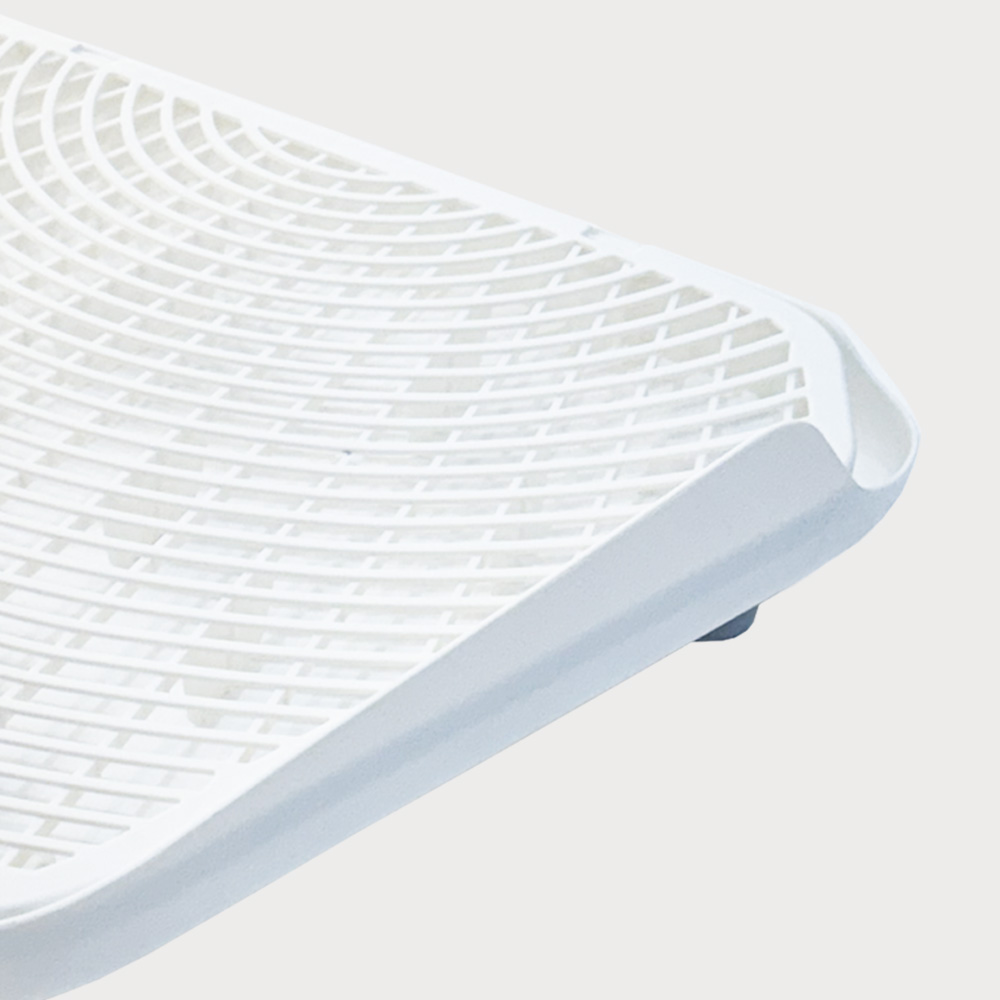 펫쭈 고양이 모래매트 발판 사막화방지 화장실 화이트