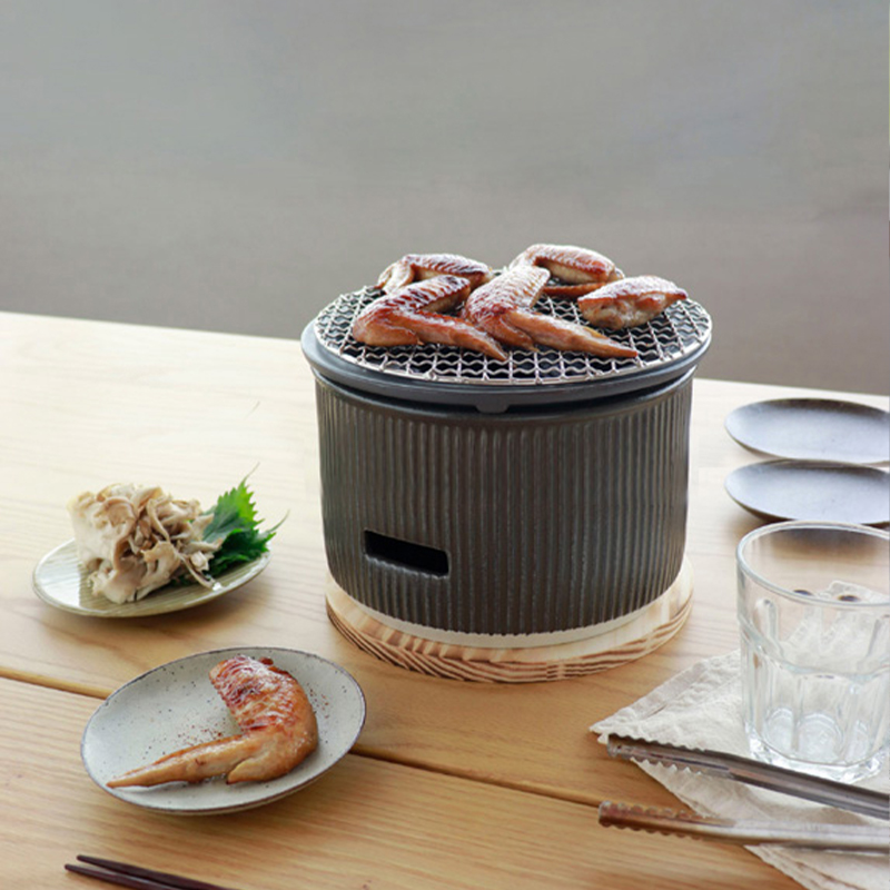 살리우화로 미니 1인용 일본 saliu 도자기 화로