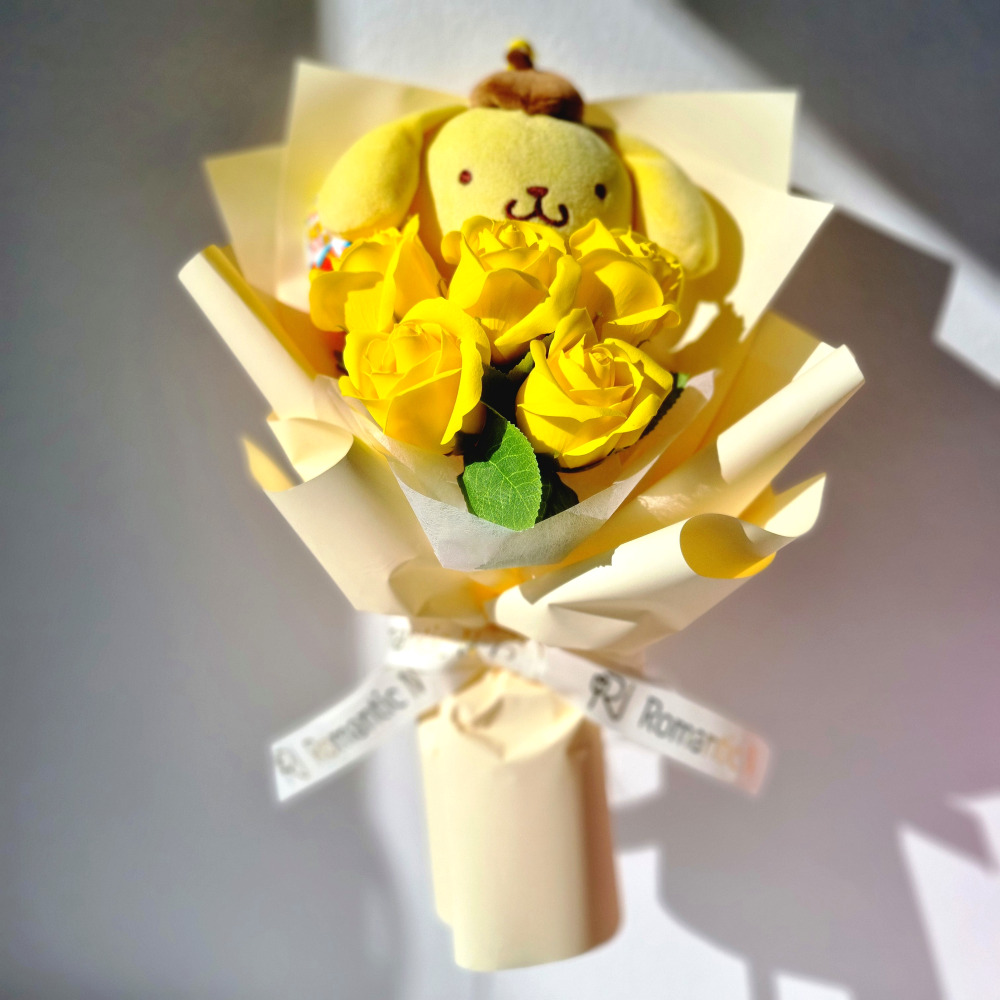 인형꽃다발 산리오 시나모롤 핑크 킨더조이 어린이 졸업 꽃다발 이미지 7