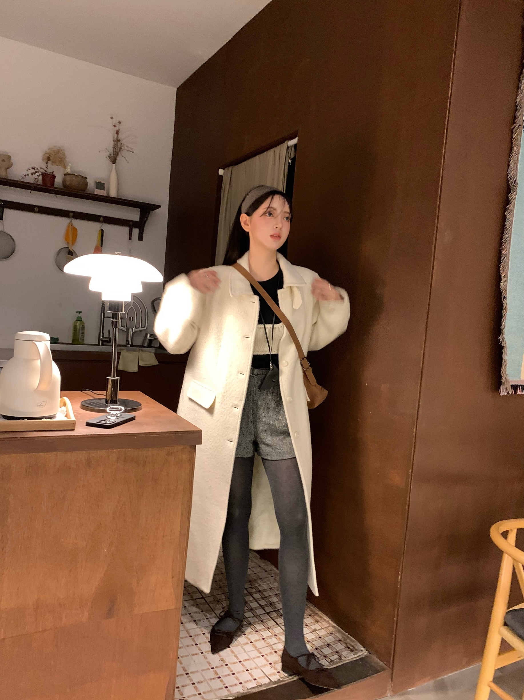 wool 100) monde wool long coat 상세 이미지 38