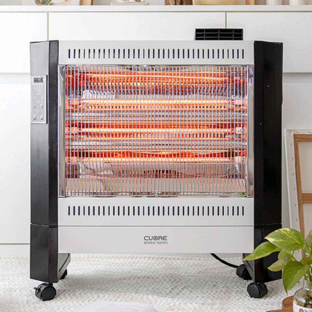 원적외선 전기 히터 카본 대형 난로 까르페 사무실 온열기 발 난방 기구 스토브 업소용